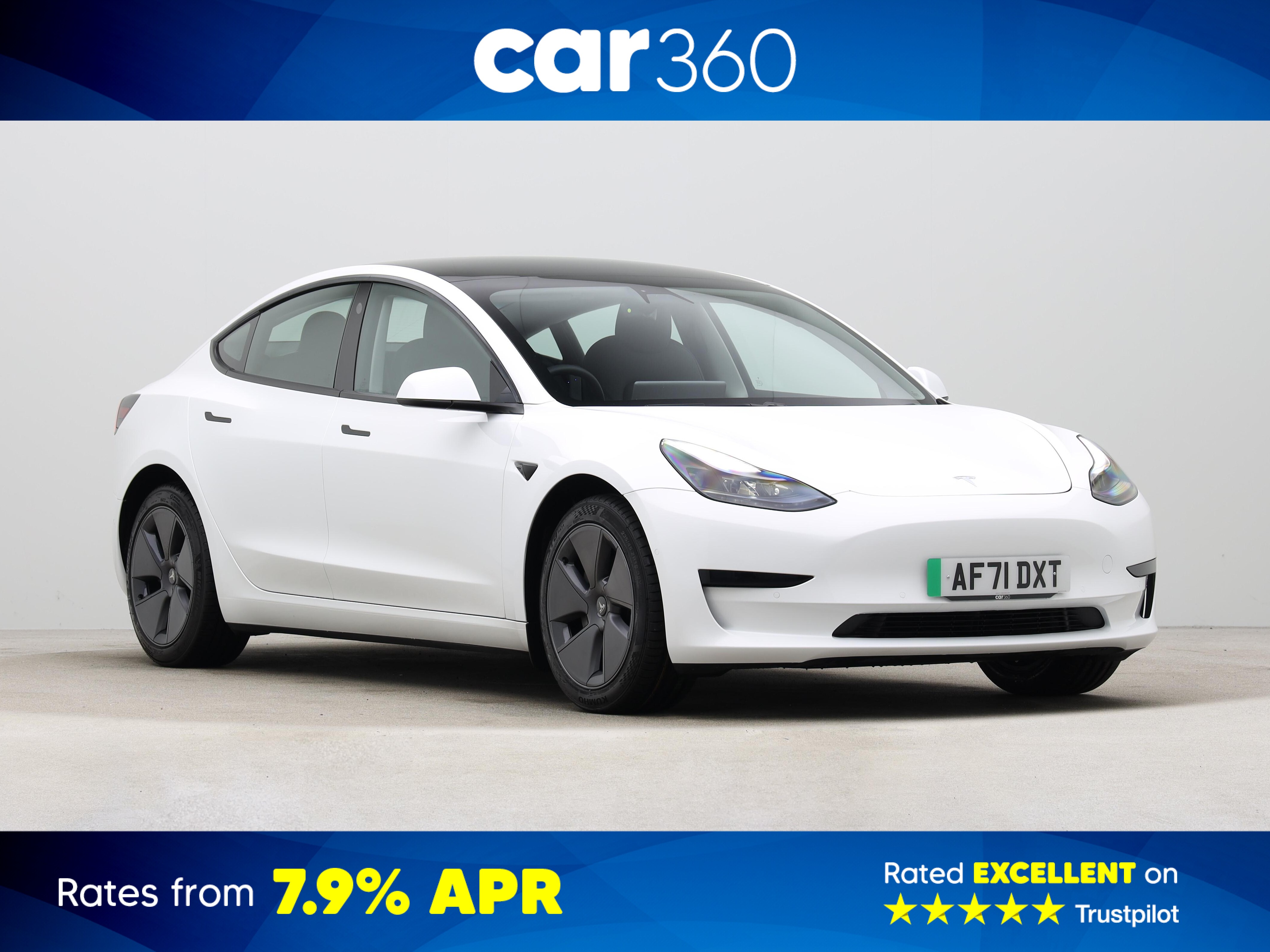 Used Tesla Model 3 Standard Range Plus Saloon 4dr Electric Auto RWD (241 bhp)