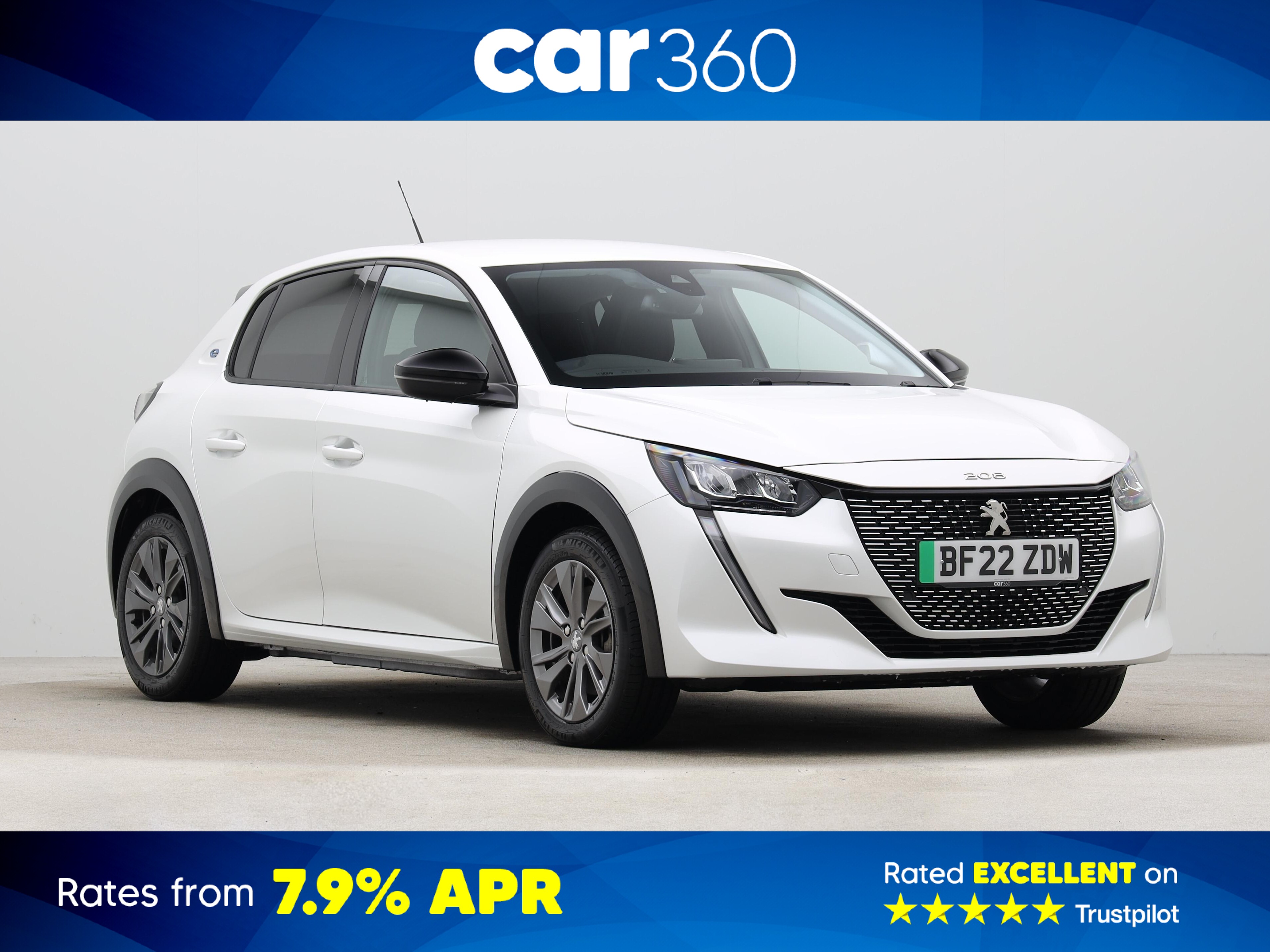 Used Peugeot E-208 50kWh Allure Premium Hatchback 5dr Electric Auto (7kW Charger) (136 ps)