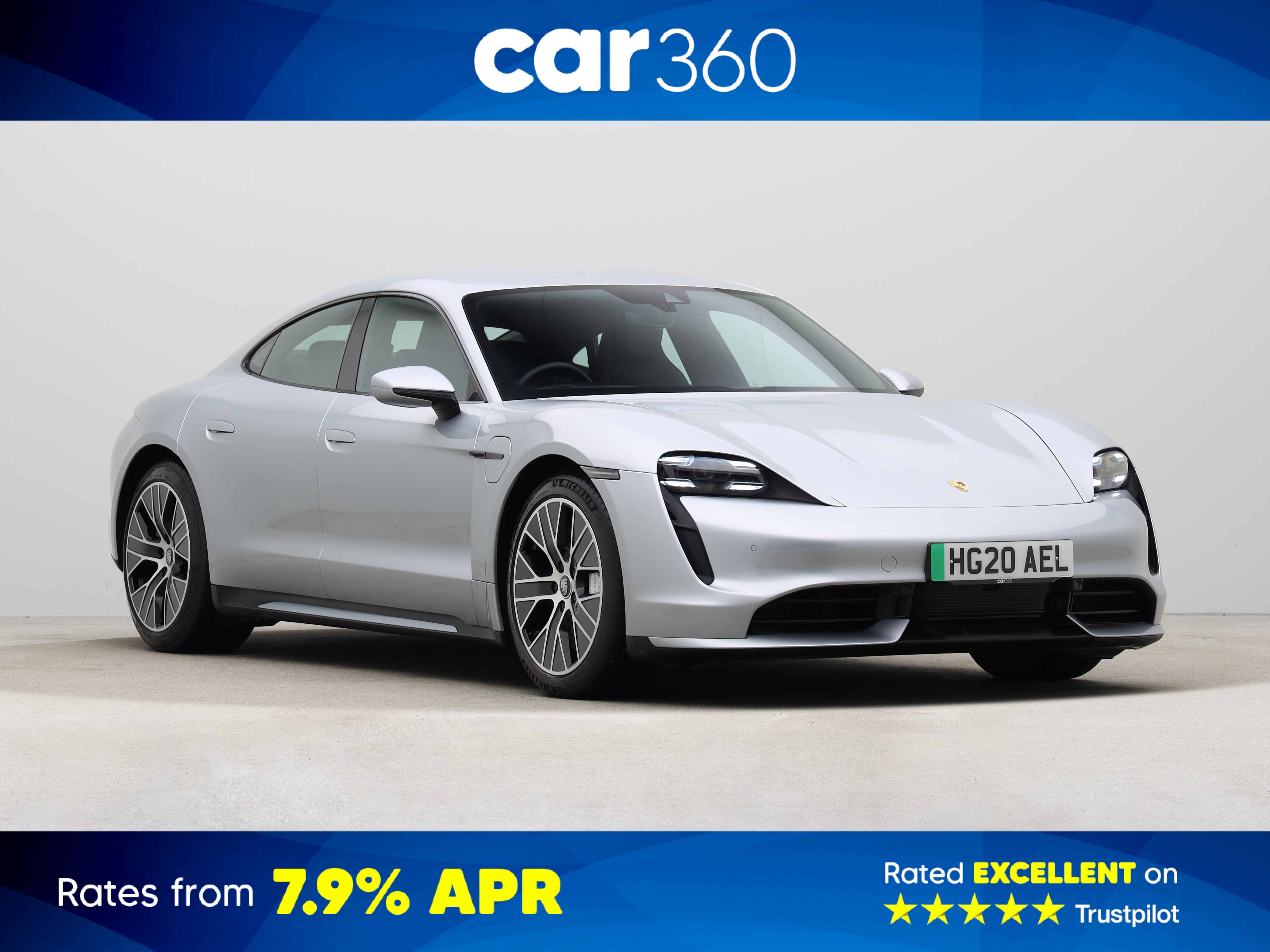 Used Porsche Taycan Performance Plus 93.4kWh Turbo Saloon 4dr Electric Auto 4WD (680 ps)