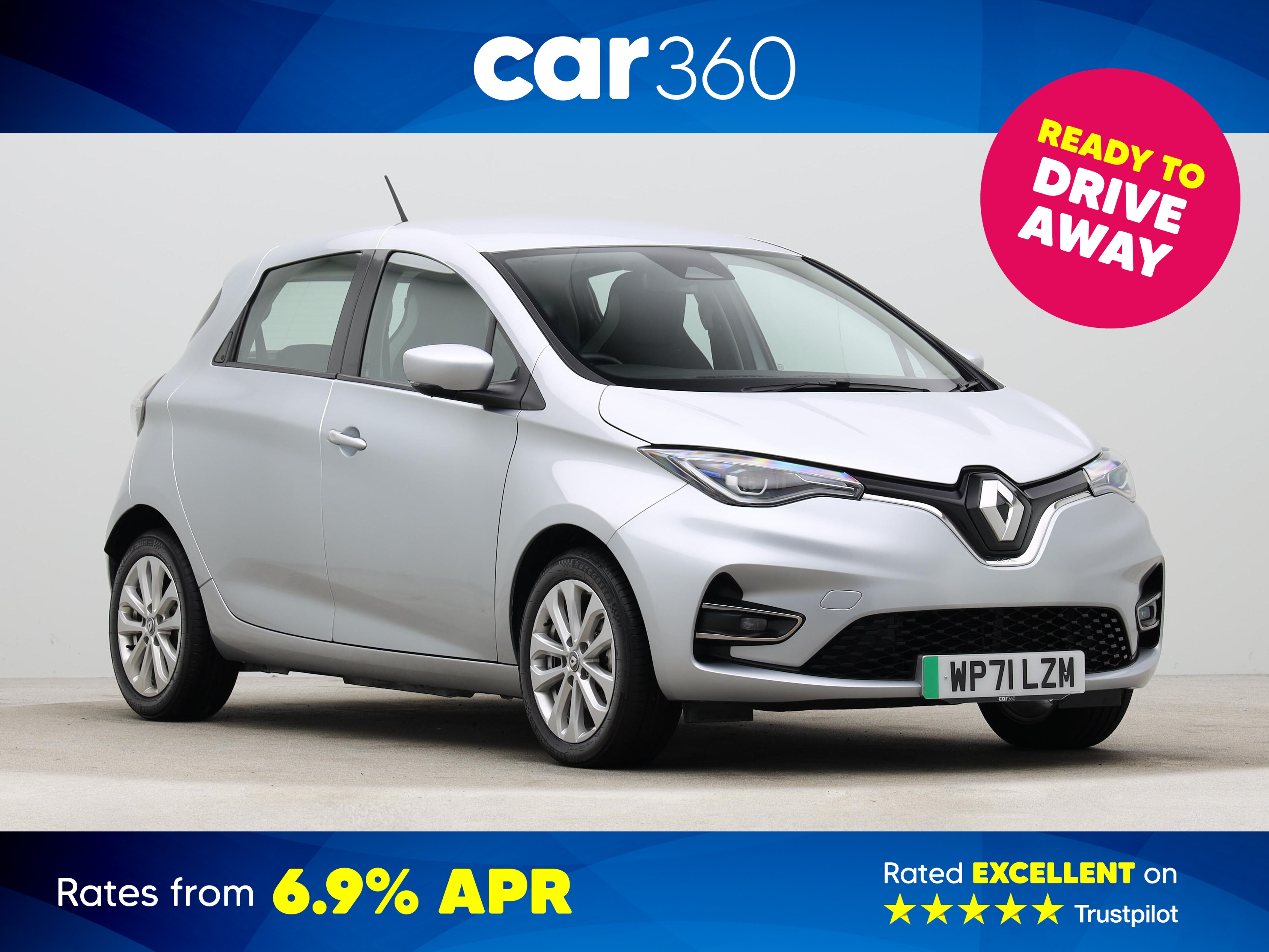 Used Renault Zoe R135 EV50 52kWh Iconic Hatchback 5dr Electric Auto (Rapid Charge) (134 bhp)