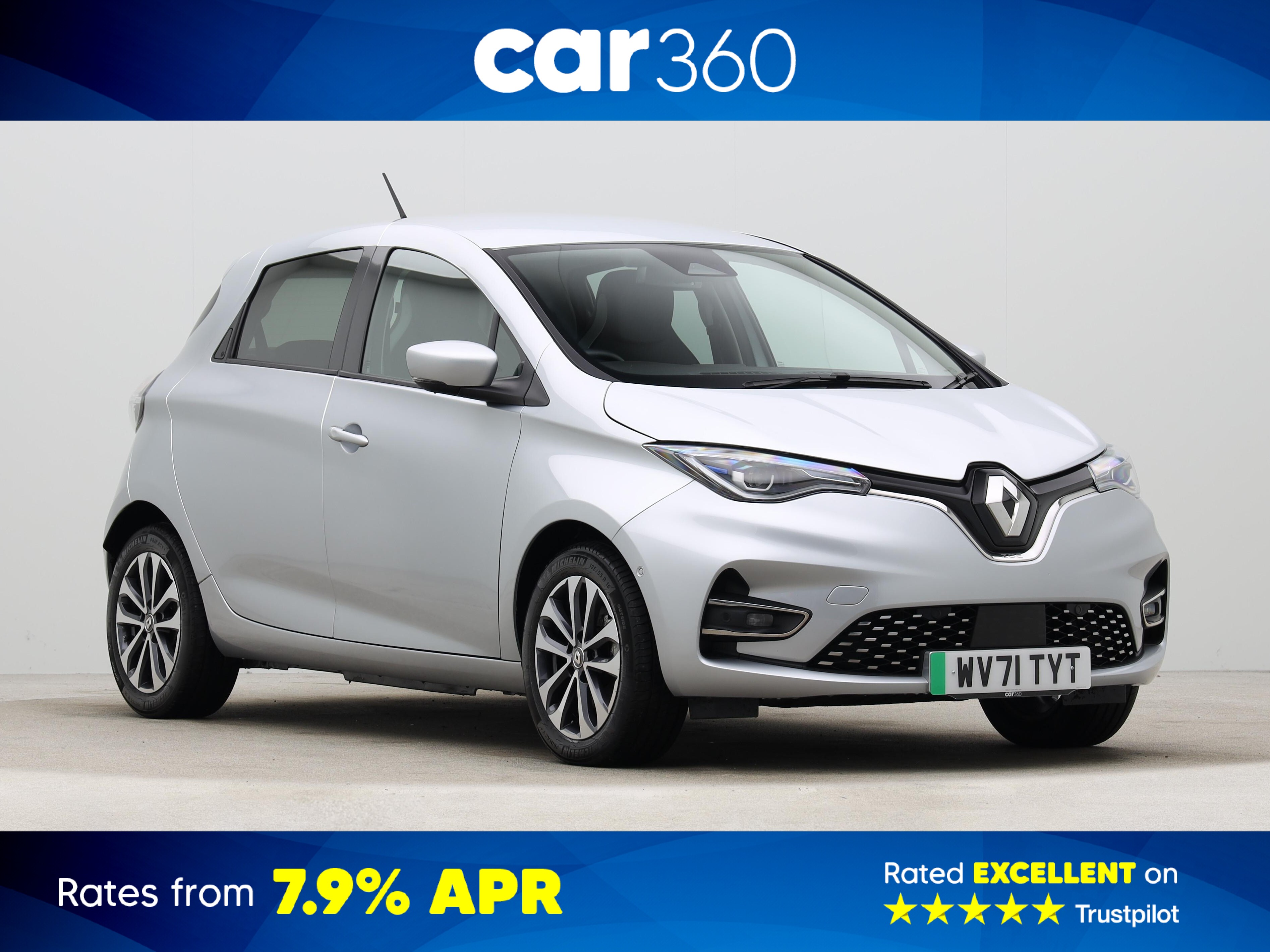 Used Renault Zoe R135 EV50 52kWh GT Line Hatchback 5dr Electric Auto (Rapid Charge) (134 bhp)