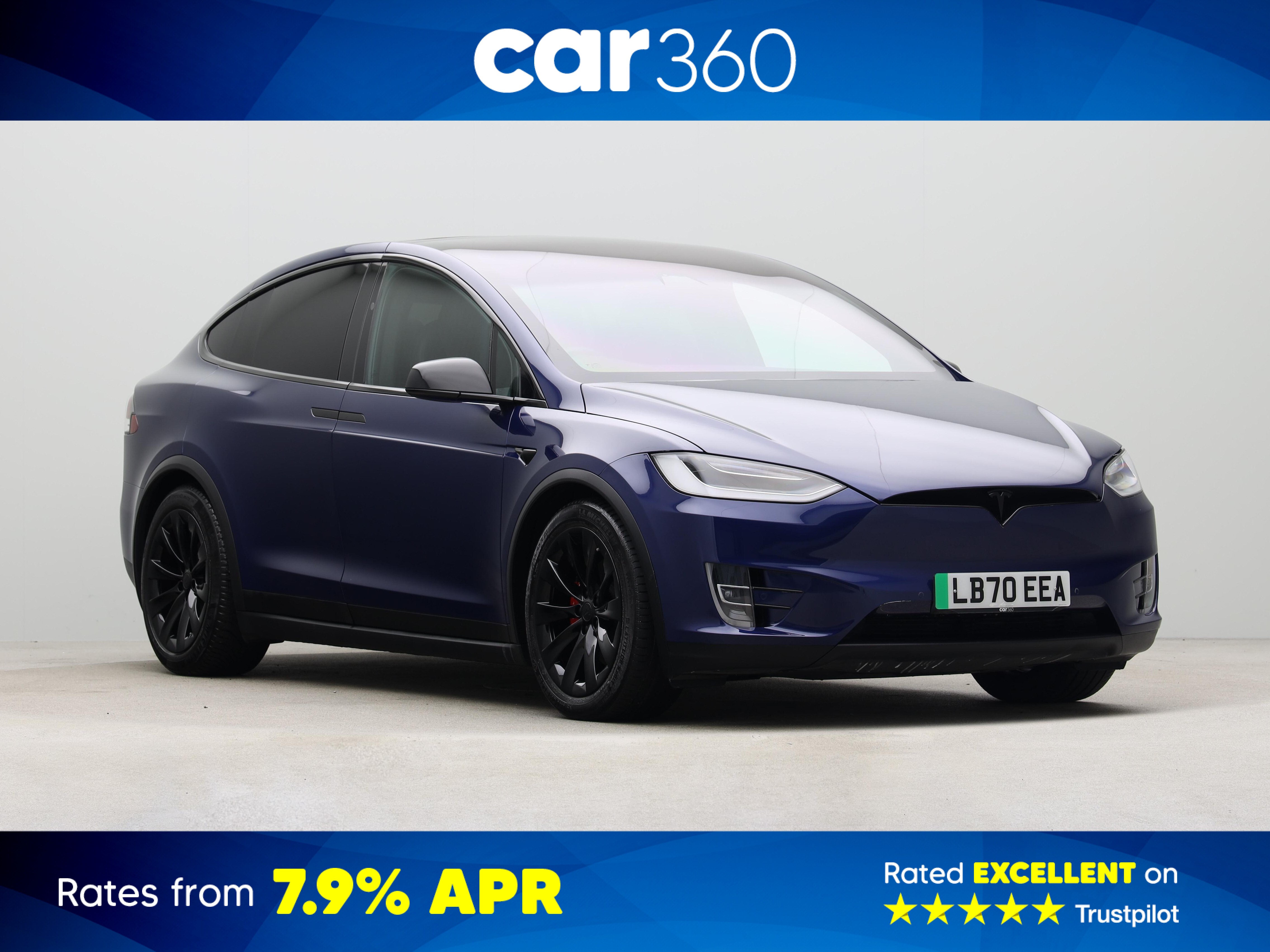 Used Tesla Model X (Dual Motor) Performance SUV 5dr Electric Auto 4WDE (Ludicrous) (603 bhp)