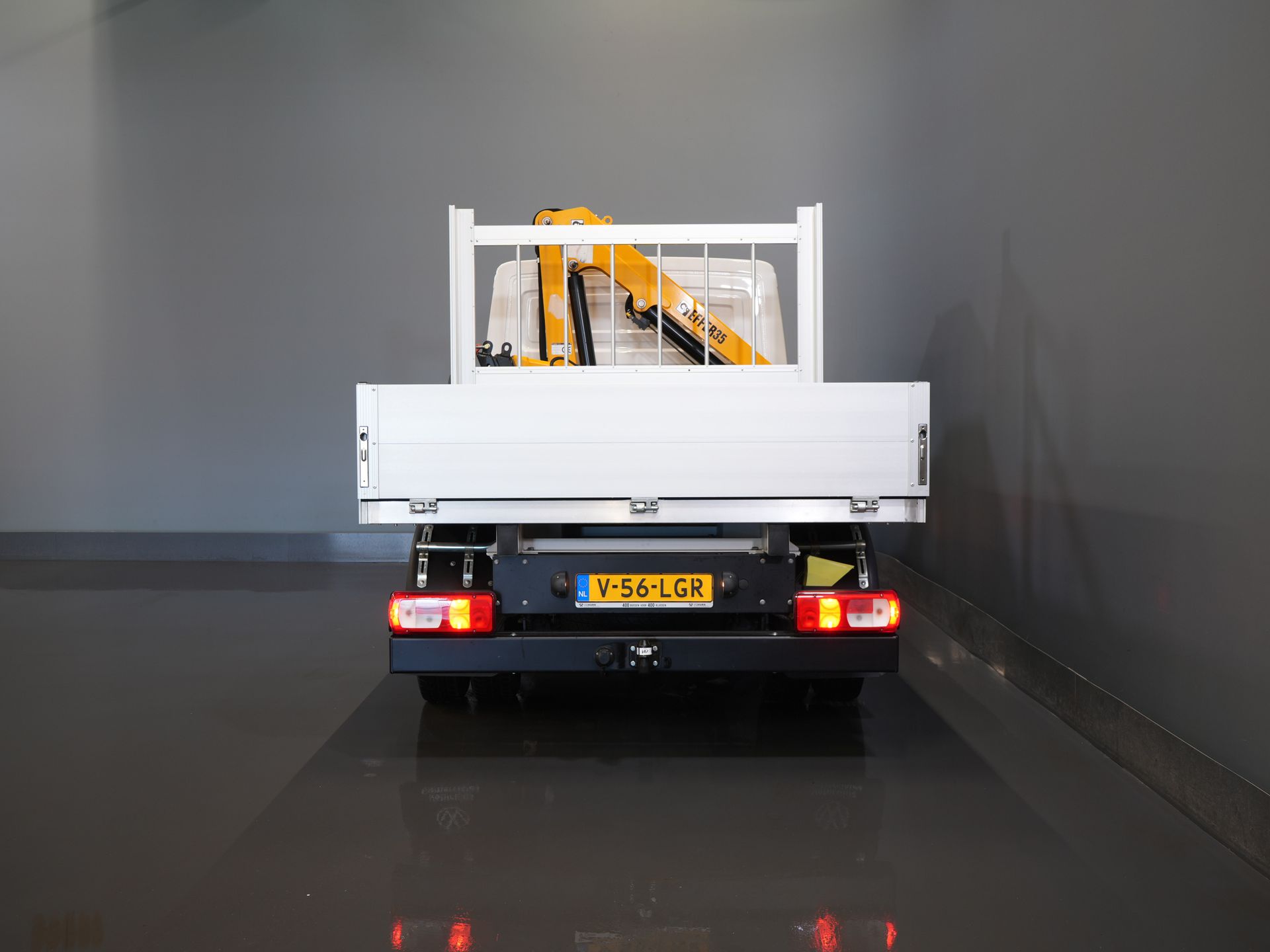 Volkswagen Crafter Carrocería abierta 50 165 CV Effer 352S Gancho de remolque/ Grúa/ Autokran/ Toma de fuerza/ Carrocería abierta/ Doble aire