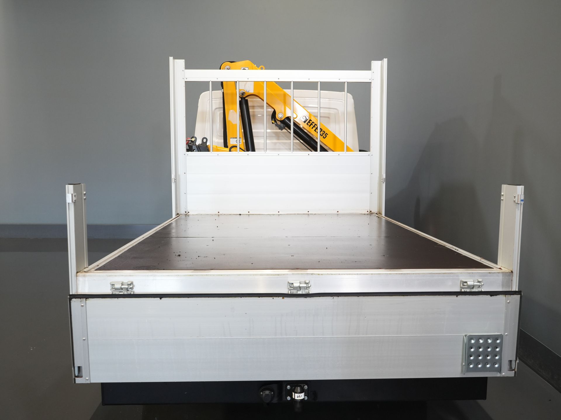 Volkswagen Crafter Carrocería abierta 50 165 CV Effer 352S Gancho de remolque/ Grúa/ Autokran/ Toma de fuerza/ Carrocería abierta/ Doble aire