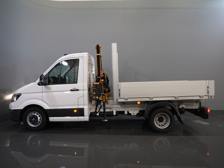 Volkswagen Crafter Carrocería abierta 50 165 CV Effer 352S Gancho de remolque/ Grúa/ Autokran/ Toma de fuerza/ Carrocería abierta/ Doble aire