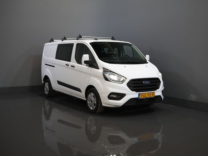 Ford Transit Custom Furgoni 2.0 TDCI 130 cv L2 DC Doppia Cabina NL Auto/ 2.8t Traino Verm./ Carplay/ Airco/ Navi/ Telecamera/ Cruise/ PDC/ Gancio di traino
