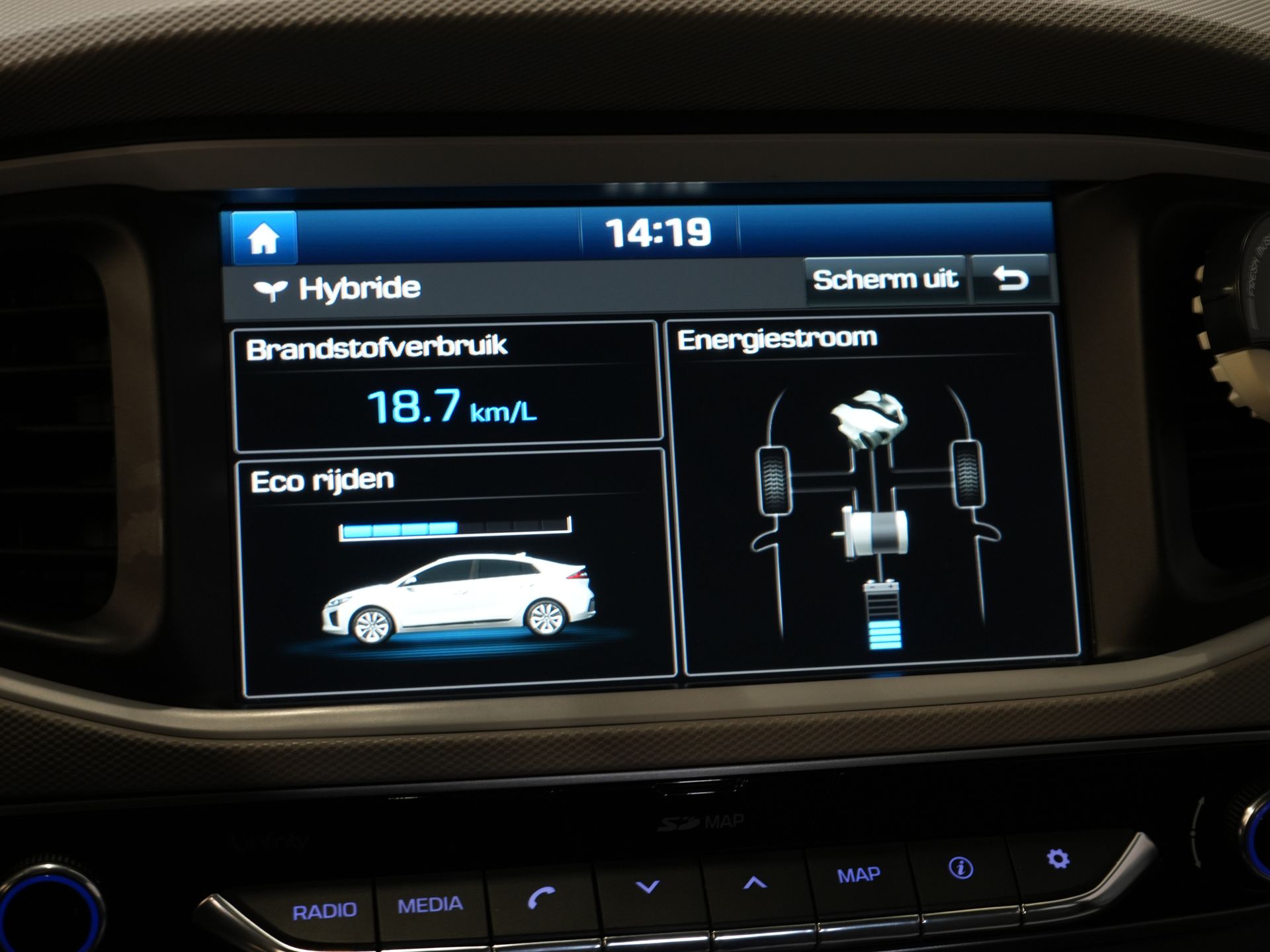 Hyundai IONIQ Hatchback 1.6 GDi Premium LED/ Adapt.Cruise/ Skóra/ Podgrzewane fotele/ Chłodzone fotele/ Podgrzewana kierownica/ Pamięć fotela/ CarPlay/ Nawigacja/ Kamera/ Klimatyzacja