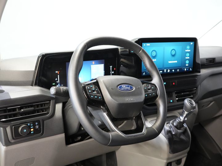 Ford Transit Custom Bestelbus 2.0 TDCI 150 pk L2 Limited BPM VRIJ! (DEMO) Garantie tot 9-29'/ LED/ 2x Schuifdeur/ Stoelverw./ Carplay/ Camera/ PDC/ LMV/ Cruis