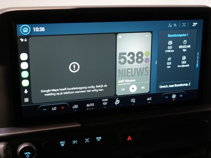 Ford Transit Custom Bestelbus 320 2.0 TDCI 136 pk Aut. L2 Trend BPM VRIJ! Garantie 3-28'/ LED/ Adapt.Cruise/ 2.7t Trekverm./ Carplay/ Camera/ Trekhaak