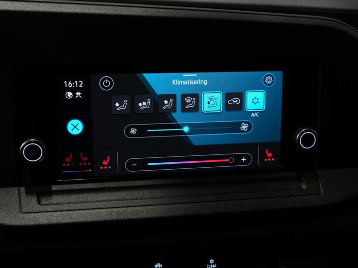 Volkswagen Caddy Cargo Van 2.0 TDI 125 ch BPM GRATUIT ! LED/ Carplay/ Sièges / Croisière/ Airco/ Caméra/ PDC/ LMV/ Attelage