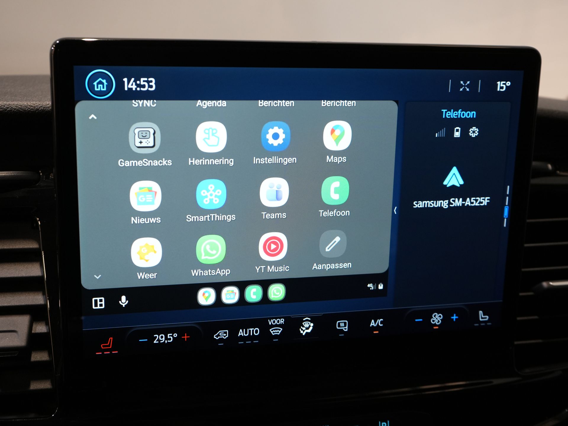 Ford Transit Bestelbus 350 2.0 TDCI 130 pk L3H3 Adapt.Cruise/ 360 Camera/ 270Gr.Deuren/ Stoelverw./ Navi/ Carplay/ PDC/ Climate