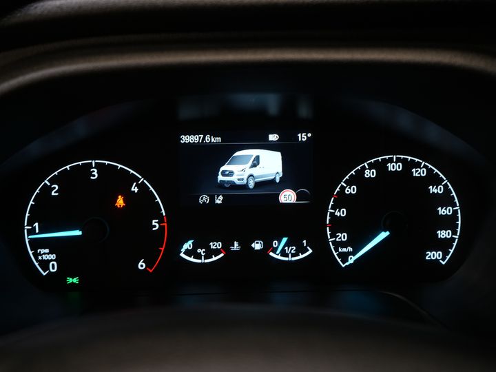 Ford Transit Bestelbus 350 2.0 TDCI 130 pk L3H3 Adapt.Cruise/ 360 Camera/ 270Gr.Deuren/ Stoelverw./ Navi/ Carplay/ PDC/ Climate