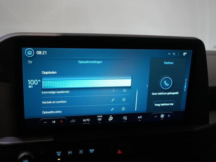 Ford E-Transit Custom Vans 65 кВт/год L2 330 км WLTP LED/ Підлоговий обігрівач/ Швидка зарядка/ 2.3т буксирний пристрій/ Carplay/ Клімат/ Камера/ PDC/ Круїз