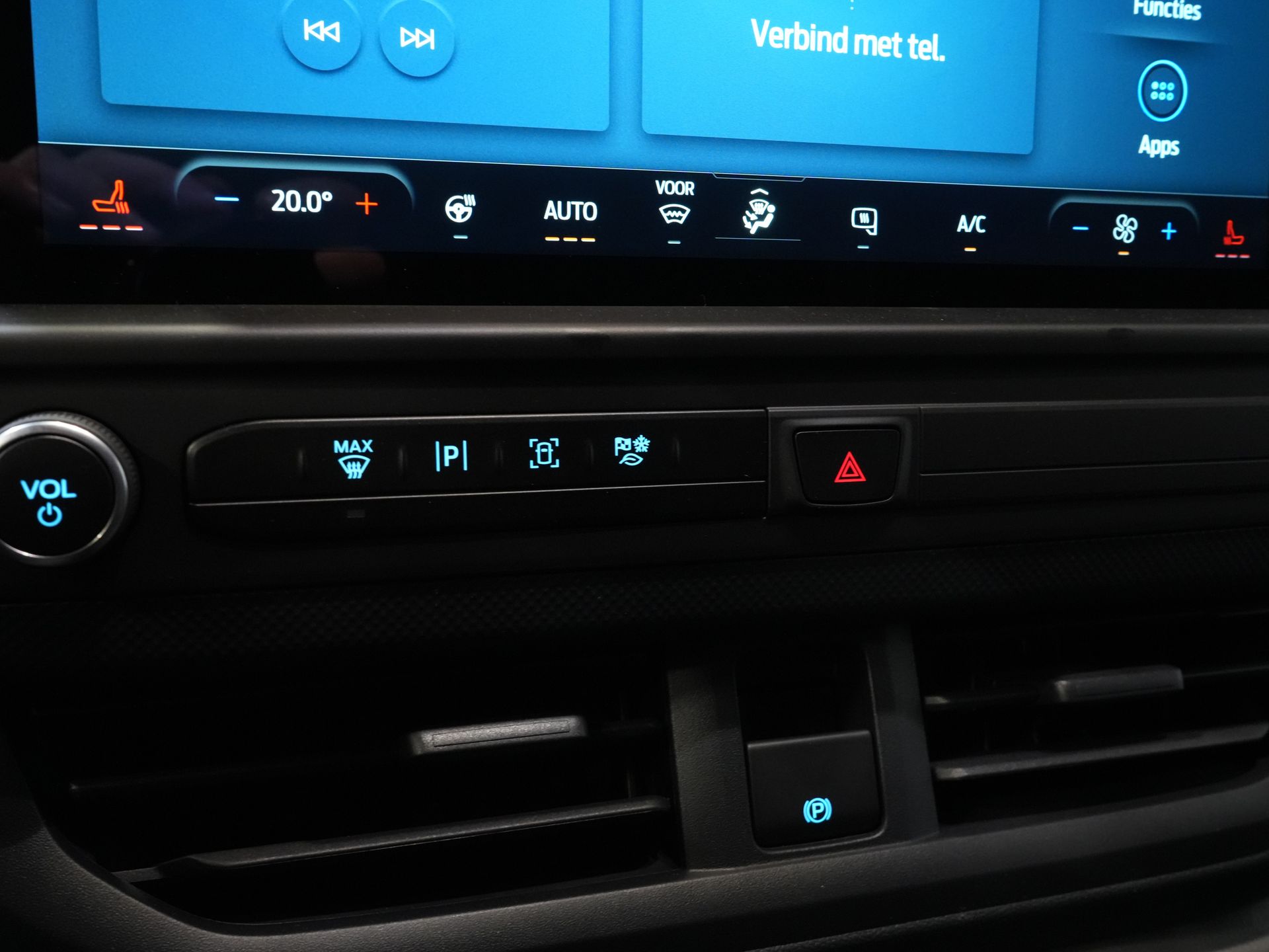Ford E-Transit Custom Van L2 330 km Garanzia WLTP fino al 2028/ LED/ Caricabatterie rapido/ Riscaldatore a stelo/ Sedili/ Sterzo/ Carplay/ Videocamera/ PDC/ Clima/ Crociera