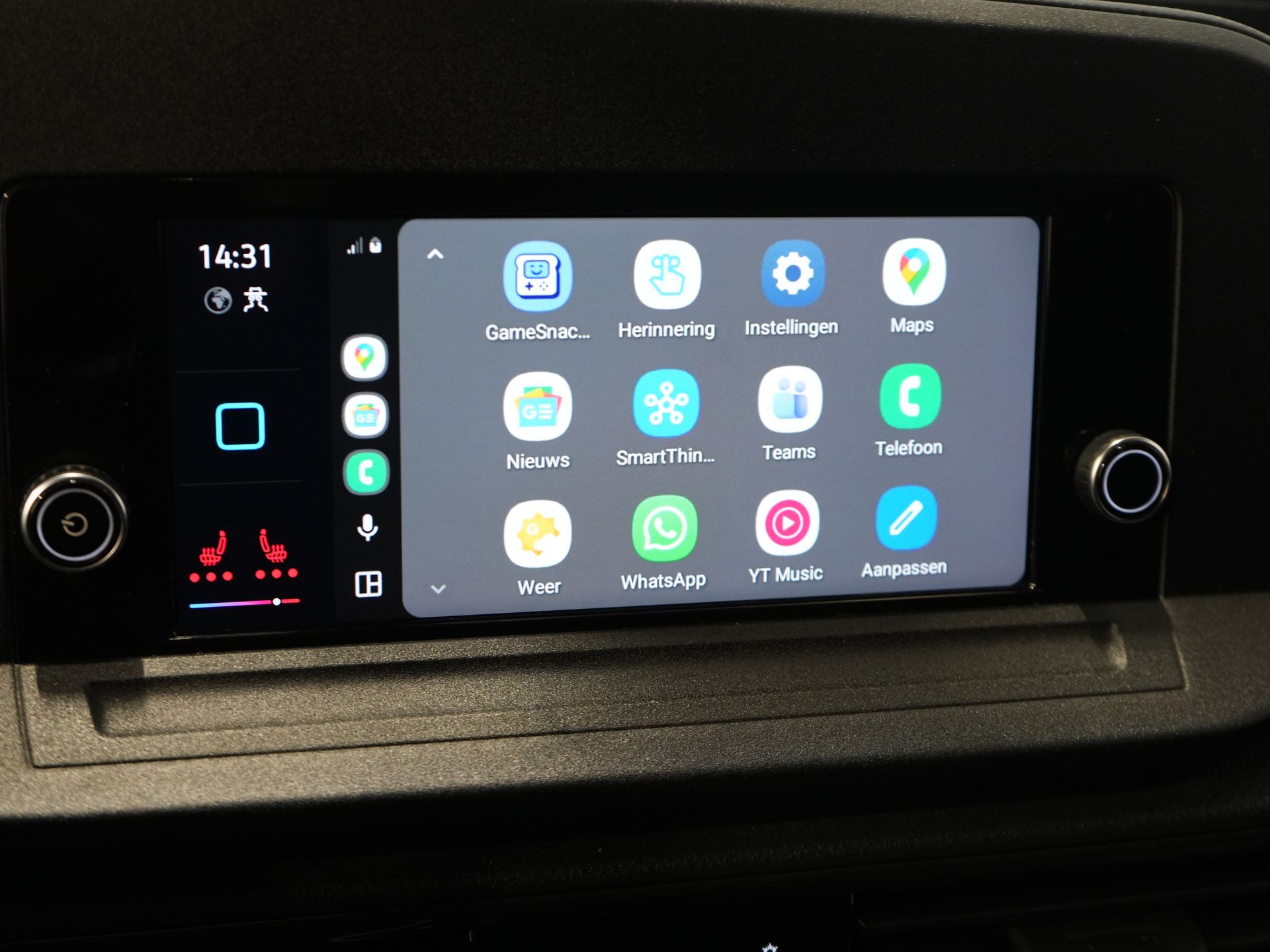 Volkswagen Caddy Cargo Van 2.0 TDI 125 cv DSG Aut. Carplay/ Riscaldatore del cavalletto/ Riscaldamento dei sedili/ Climatizzatore/ Crociera/ PDC/ Barra di traino