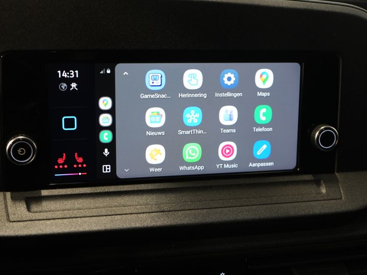 Volkswagen Caddy Cargo Van 2.0 TDI 125 cv DSG Aut. Carplay/ Riscaldatore del cavalletto/ Riscaldamento dei sedili/ Climatizzatore/ Crociera/ PDC/ Barra di traino