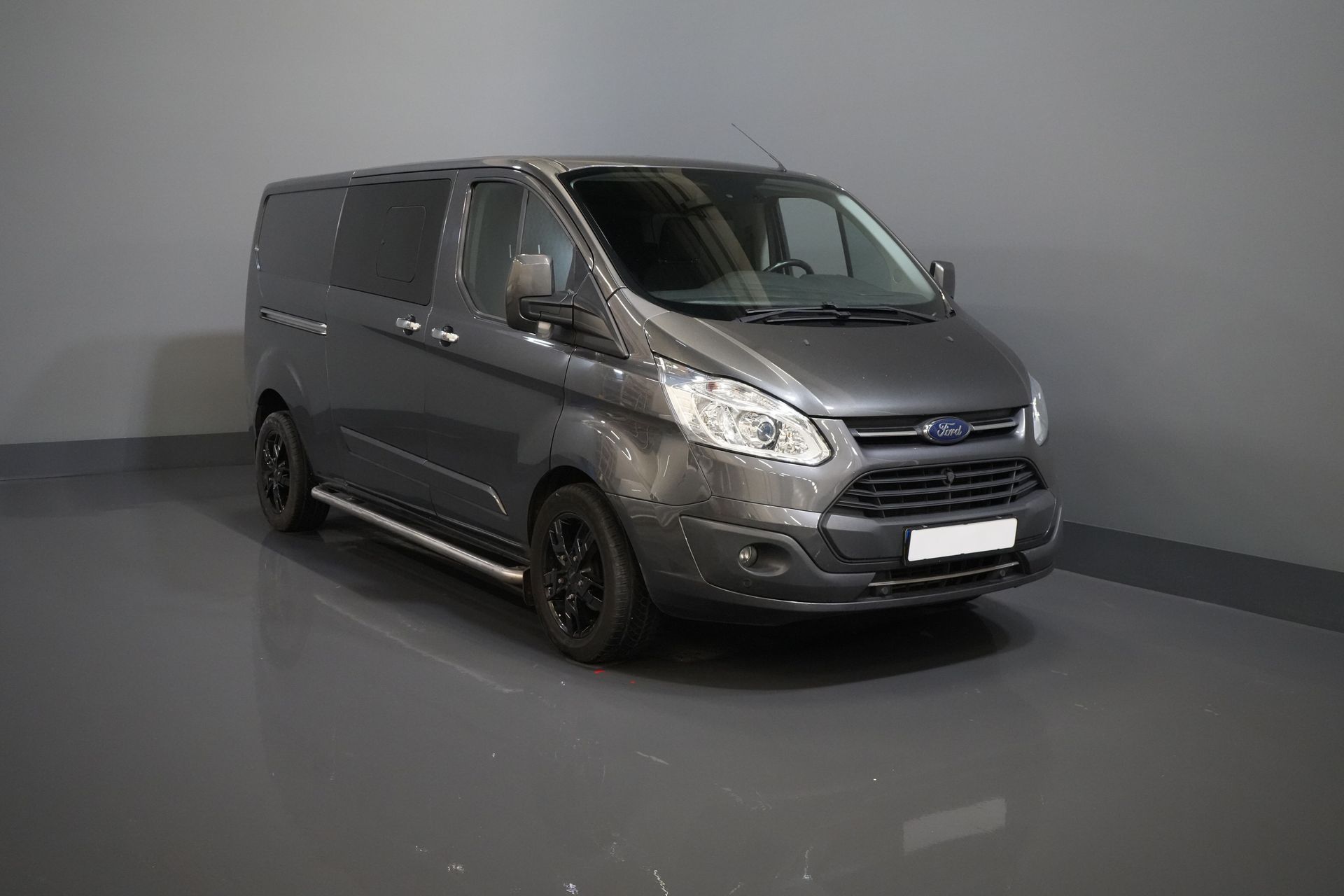 Ford Transit Custom Van 2.0 TDCI 170 CV E6 Aut. L2 Limited DC Doble Cabina BPM FREE 2x Puerta corredera/ Seatverw./ Navi/ Cruise/ Cámara/ PDC/ Gancho de remolque