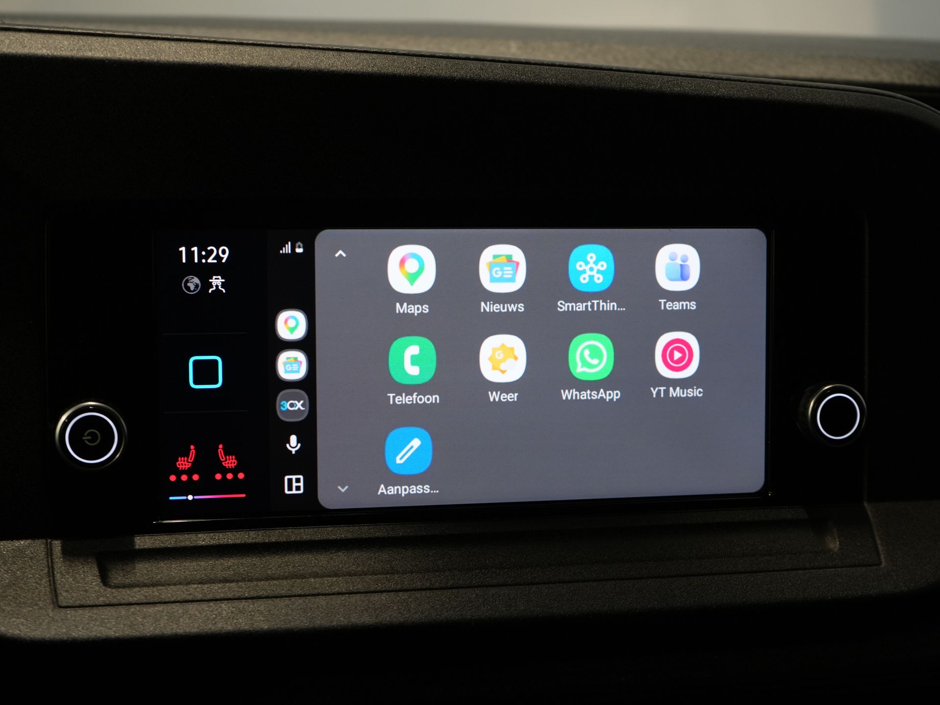 Volkswagen Caddy Cargo Bestelbus 2.0 TDI 125 pk DSG Aut. Standkachel/ Stoelverw./ Carplay/ PDC/ 16” LMV/ Trekhaak/ Dakrails