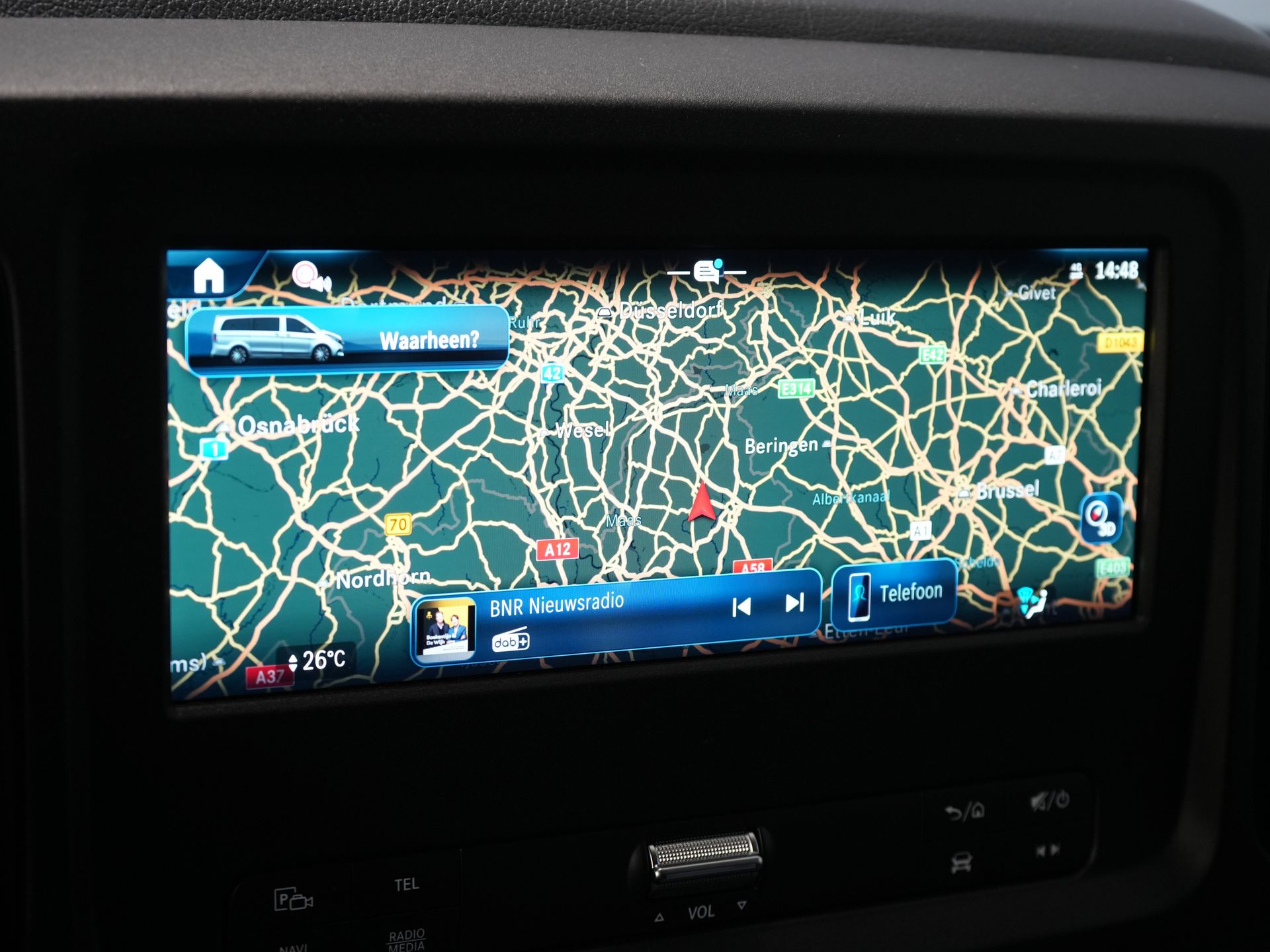 Mercedes-Benz Vito Bestelbus 116 CDI Aut. L3 DC Dubbel Cabine BPM VRIJ! 6 Pers./ 2xSchuifdeur/ LED/ Stoelverw./ 270Gr. Deuren/ Carplay/ Camera/ Cruise/ Trekh