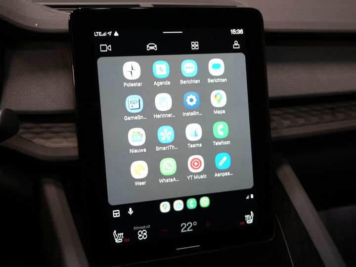 Polestar 2 Berline Long Range 78 kWh 551 km WLTP 94% SOH LED/ Adapt.Cruise/ Mémoire/ Sièges chauffants/ Carplay/ Navigation/ Climatisation