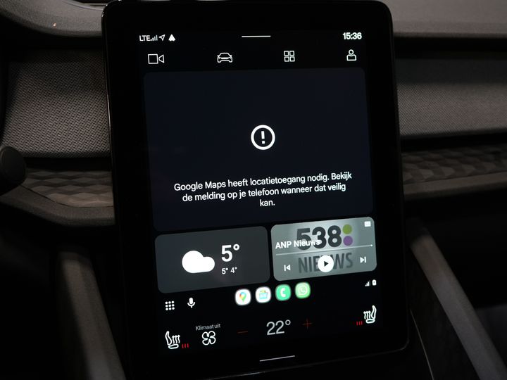 Polestar 2 Berline Long Range 78 kWh 551 km WLTP 94% SOH LED/ Adapt.Cruise/ Mémoire/ Sièges chauffants/ Carplay/ Navigation/ Climatisation