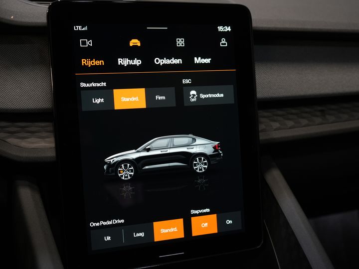 Polestar 2 Berline Long Range 78 kWh 551 km WLTP 94% SOH LED/ Adapt.Cruise/ Mémoire/ Sièges chauffants/ Carplay/ Navigation/ Climatisation