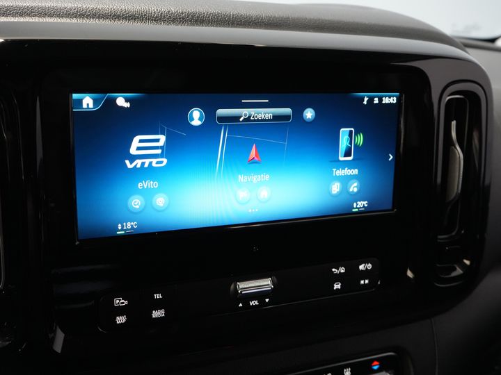 Mercedes-Benz eVito Bestelbus eVito L2 60 kWh 285 km WLTP Snellader/ LED/ Adapt.Cruise/ Stoelverw./ Carplay/ Camera/ PDC/ 17