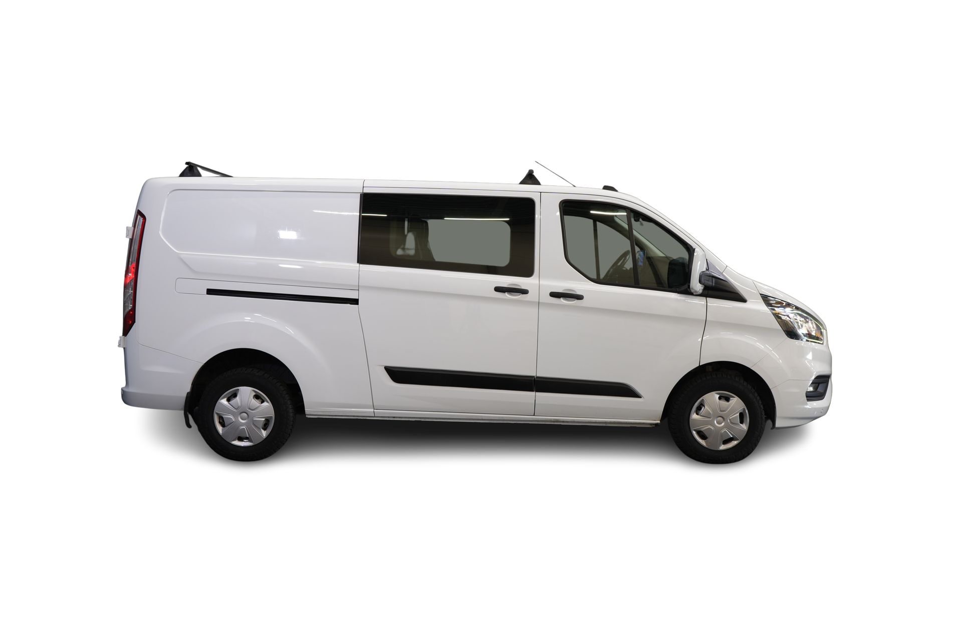 Ford Transit Custom Bestelbus 2.0 TDCI L2 Trend DC Dubbel Cabine BPM VRIJ! Stoelverw./ Carplay/ 2.7t Trekverm./ Navi/ PDC/ Cruise