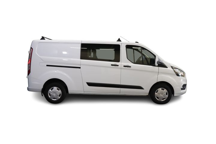 Ford Transit Custom Bestelbus 2.0 TDCI L2 Trend DC Dubbel Cabine BPM VRIJ! Stoelverw./ Carplay/ 2.7t Trekverm./ Navi/ PDC/ Cruise