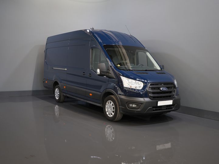 Ford Transit Bestelbus 350 2.0 TDCI 170 pk Aut. Jumbo L4H3 RWD BPM VRIJ! 270 Gr. Deuren/ Climate/ Betimmerd/ Camera/ Carplay/ Cruise/ PDC