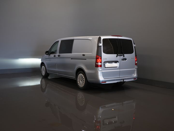 Mercedes-Benz Vito Bestelbus 116 CDI Aut. L3 DC Dubbel Cabine BPM VRIJ! 6 Pers./ 2xSchuifdeur/ LED/ Stoelverw./ 270Gr. Deuren/ Carplay/ Camera/ Cruise/ Trekh