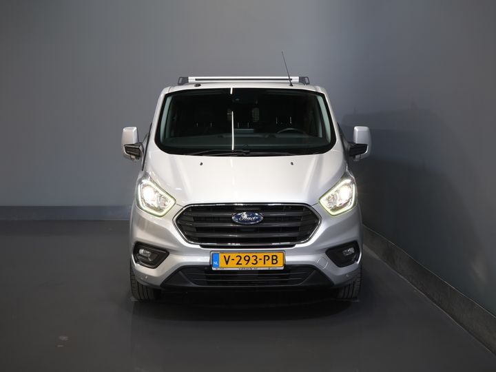Ford Transit Custom Bestelbus 2.0 TDCI 130 pk L2 Limited DC Dubbel Cabine 2xSchuifdeur/ Stoelverw./ Carplay/ Cruise/ PDC/ Camera/ Navi/ Trekhaak/ Alarm III