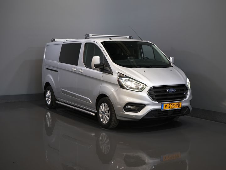 Ford Transit Custom Bestelbus 2.0 TDCI 130 pk L2 Limited DC Dubbel Cabine 2xSchuifdeur/ Stoelverw./ Carplay/ Cruise/ PDC/ Camera/ Navi/ Trekhaak/ Alarm III