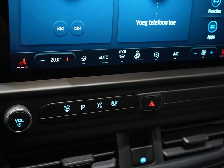 Ford E-Transit Custom Bestelbus 320 L2 65 kWh 330 km WLTP 2.3t Trekverm./ Snellader/ LED/ Standkachel/ Stoelverw./ Stuur.Verw./ Voorruit.Verw./ Carplay/ Camera/