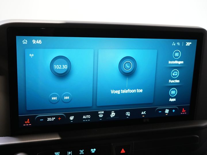 Ford E-Transit Custom Bestelbus 320 L2 65 kWh 330 km WLTP 2.3t Trekverm./ Snellader/ LED/ Standkachel/ Stoelverw./ Stuur.Verw./ Voorruit.Verw./ Carplay/ Camera/