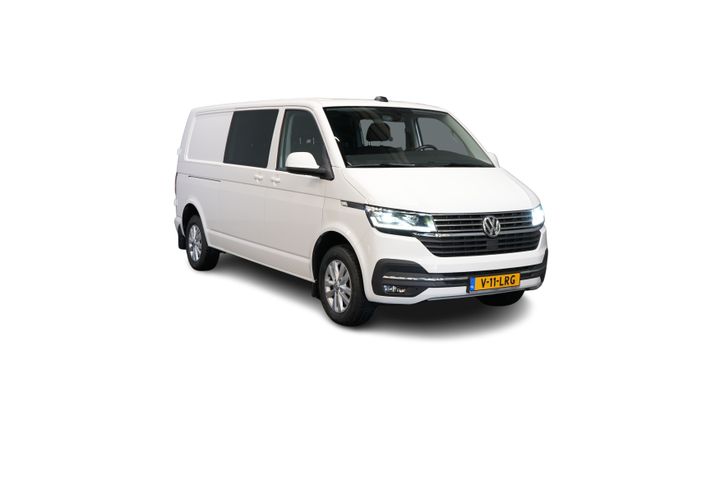 Volkswagen Transporter Bestelbus 2.0 TDI 150 pk Aut. L2 DC Dubbel Cabine BPM VRIJ! Ready2Go 2xSchuifdeur/ Adapt Cruise/ LED/ Standkachel/ Stoelverw./ Carplay/ Ca
