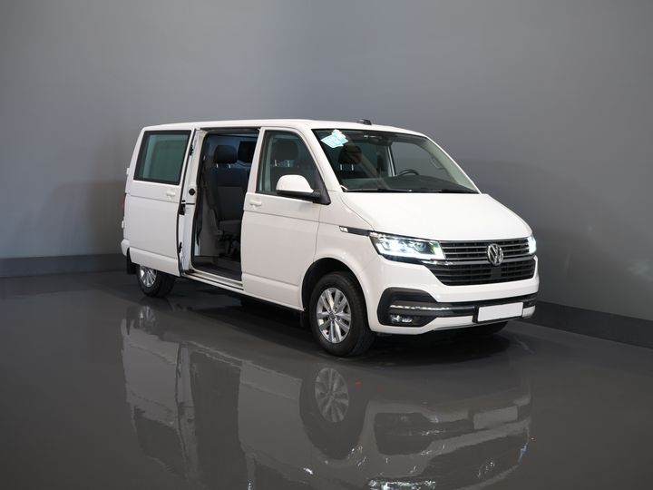 Volkswagen Transporter Furgoneta 2.0 TDI 150 CV Aut. L2 DC Doble Cabina ¡BPM GRATIS! Ready2Go 2xPuerta corredera/ Adapt Cruise/ LED/ Calefacción de pie/ Calefacción de asiento/ Carplay/ Ca