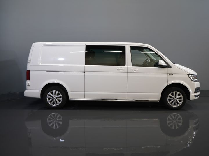 Volkswagen Transporter Van T6 2.0 TDI 150 KM DSG Aut. L2 Highline E6 DC Double Cab BPM GRATIS! Carplay/ Alarm/ Skóra/ Cruise/ PDC/ Listwy boczne/ Hak holowniczy/ LMV