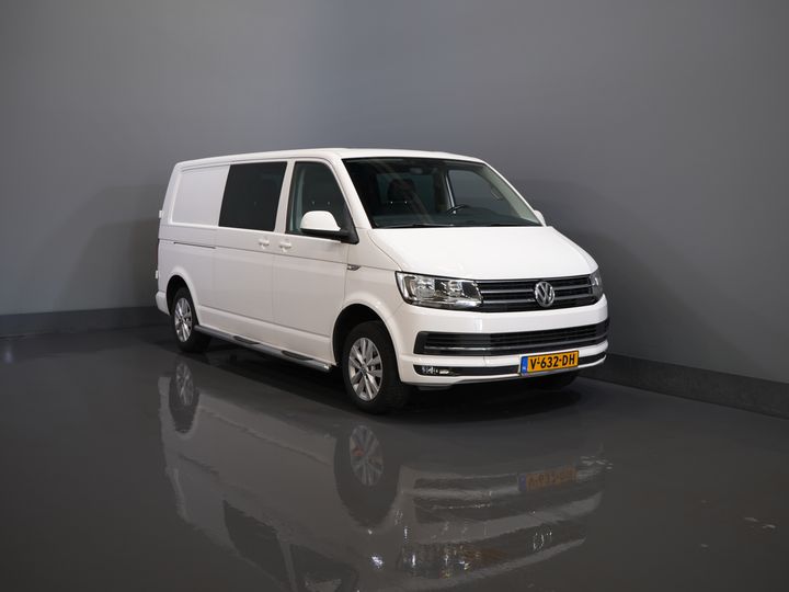 Volkswagen Transporter Van T6 2.0 TDI 150 KM DSG Aut. L2 Highline E6 DC Double Cab BPM GRATIS! Carplay/ Alarm/ Skóra/ Cruise/ PDC/ Listwy boczne/ Hak holowniczy/ LMV