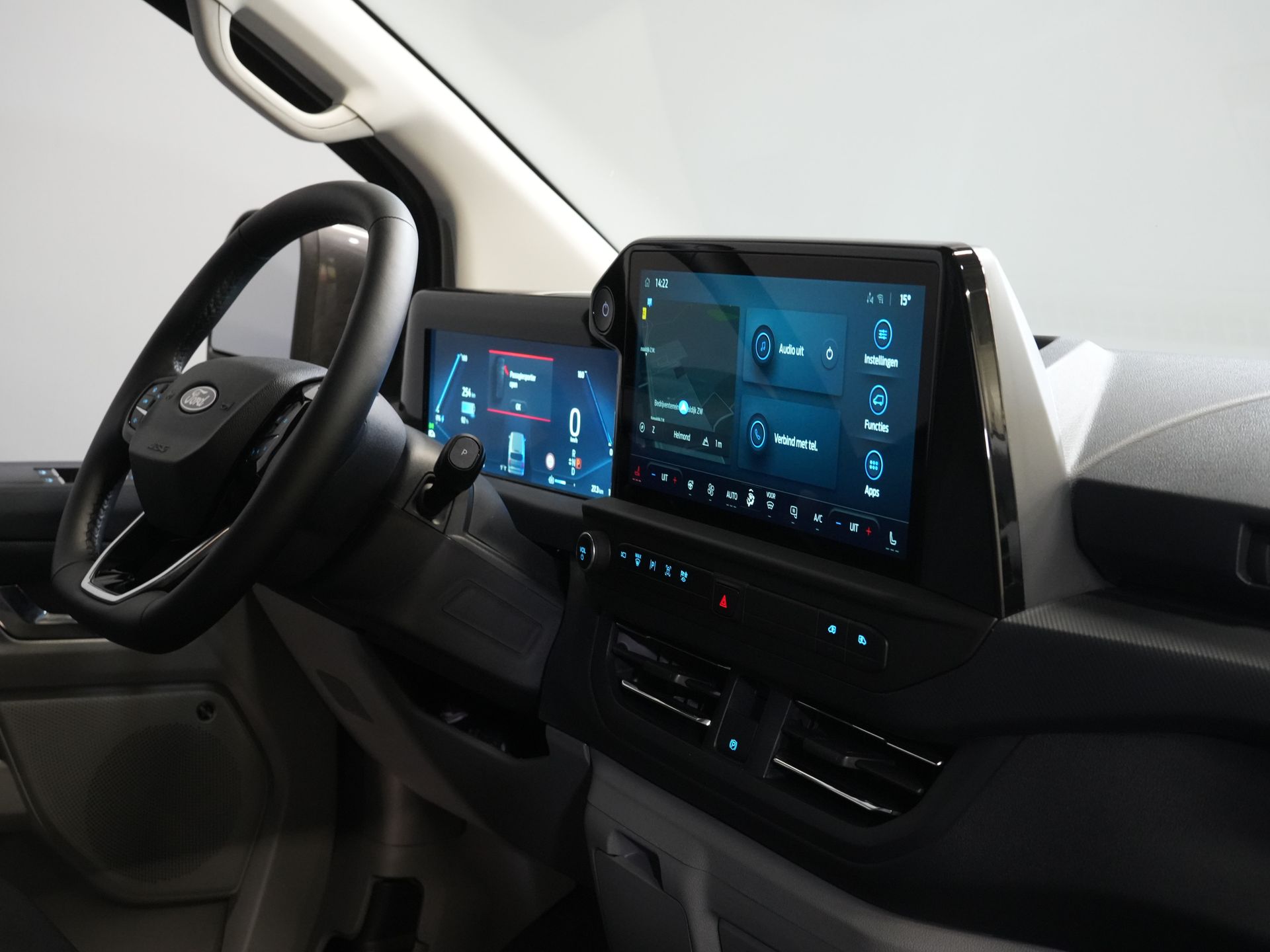 Ford E-Transit Custom Van 340 71 kWh 218 CV 340 km WLTP L2 Limited 2x Elek.Schuif/ 2.3t Trekverm./ Snellader/ Matrix LED/ B&O/ Adapt.Cruise/ Standkachel/ 