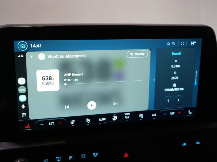 Ford E-Transit Custom Van 340 71 kWh 218 CV 340 km WLTP L2 Limited 2x Elek.Schuif/ 2.3t Trekverm./ Snellader/ Matrix LED/ B&O/ Adapt.Cruise/ Standkachel/ 