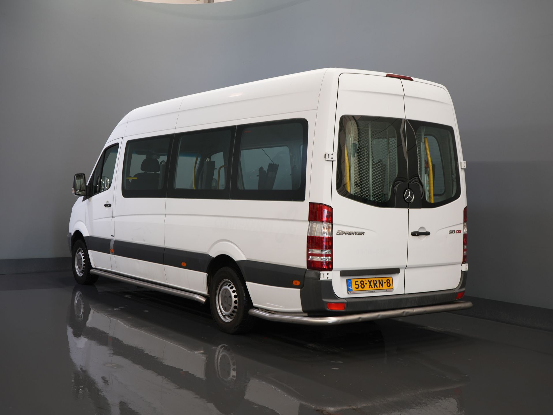 Mercedes-Benz Sprinter Personentransport 313 2.2 CDI L3H2 €10,890,- inkl. MwSt. (BPM FREE) NUR EXPORT Kombi/ 9 Personen/ Kombi/ 9P/ Heckbügel/ Seitenbügel/ Airco/ Rollstuhllift