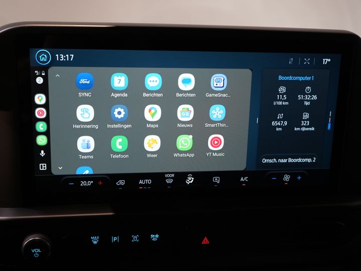 Ford Transit Custom Bestelbus 2.0 TDCI 136 pk Aut. L2 Trend BPM VRIJ! LED/ Carplay/ Camera/ Climate/ PDC/ Cruise