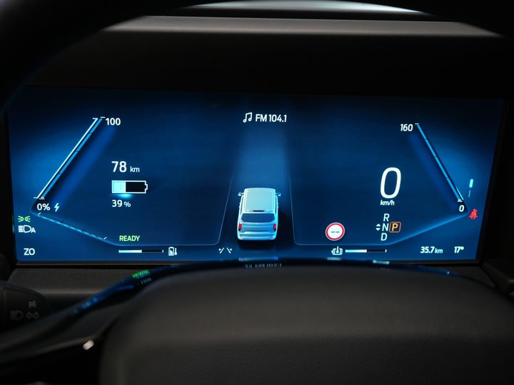 Ford E-Transit Custom Van 320 Trend 65 kWh 328 km WLTP LED/ Szybka ładowarka/ Ogrzewanie postojowe/ Ogrzewanie siedzeń/ Carplay/ Klimatyzacja/ Kamera/ PDC/ Tempomat