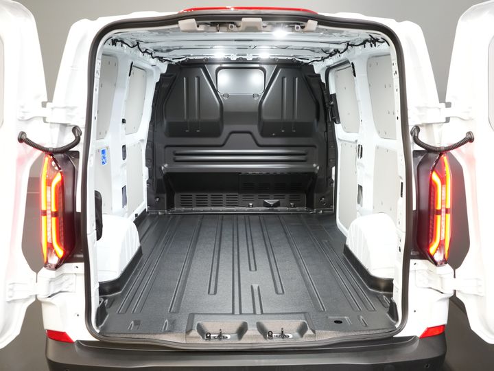 Ford E-Transit Custom Bestelbus 320 Trend 65 kWh 330 km WLTP LED/ Snellader/ 2.3t Trekverm./ Stuurverw./ Stoelverw./ Carplay/ Climate/ Camera/ PDC/ Cruise