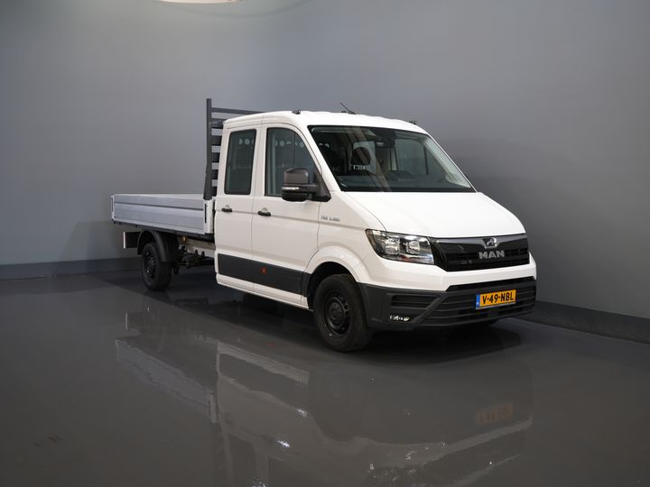 MAN TGE Open body 3.180 DSG Aut. DC Double Cab BPM FREE! Cargo box deschis 350x203/ 7 Pers./ Carplay/ Towbar/ Cruise/ 2.8t Towverm./ Airco/ Pick 