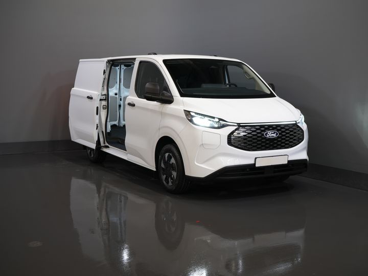 Ford E-Transit Custom Bestelbus 320 Trend 65 kWh 330 km WLTP LED/ Snellader/ 2.3t Trekverm./ Stoelverw./ Carplay/ Climate/ Camera/ PDC/ Cruise