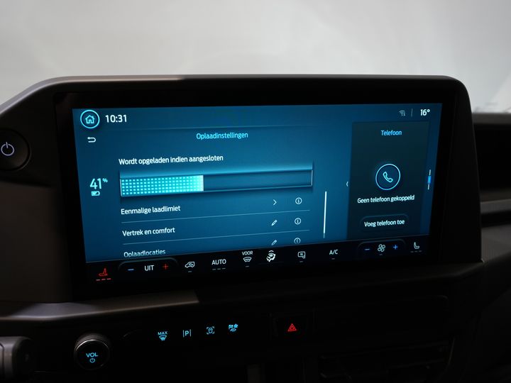 Ford E-Transit Custom Bestelbus 320 Trend 65 kWh 330 km WLTP LED/ Snellader/ 2.3t Trekverm./ Stoelverw./ Carplay/ Climate/ Camera/ PDC/ Cruise