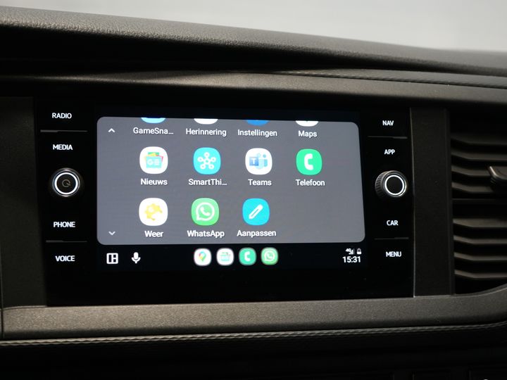 Volkswagen Transporter Bestelbus T6.1 2.0 TDI 150 pk DSG Aut. L2 DC BPM VRIJ! Dubbel Cabine 6 Pers./ Lage KM!/ Adapt.Cruise/ Navi/ Carplay/ Trekhaak