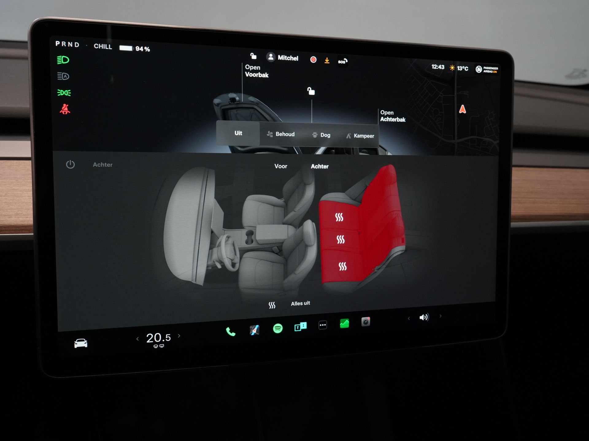 Tesla Model Y SUV 455 Km WLTP (DEMO) Auto Pilot/ Pano/ Memory/ Elek.klep/ Stoelverw./ Navi/ 360 Camera/ Climate/ 20” LMV